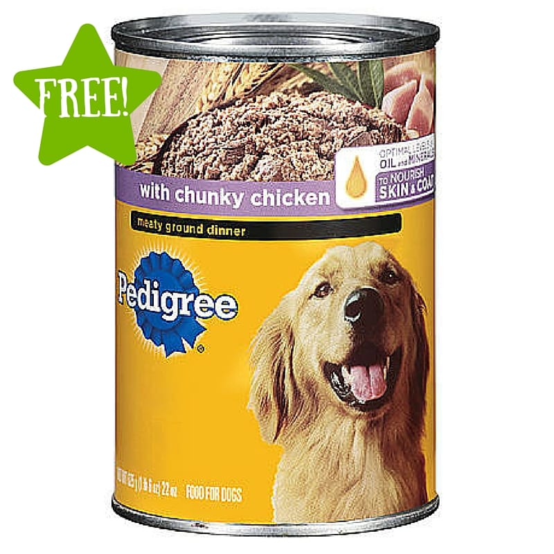 FREE 22 oz Can of Pedigree Wet Dog Food (3/17-3/19) LOAD TODAY