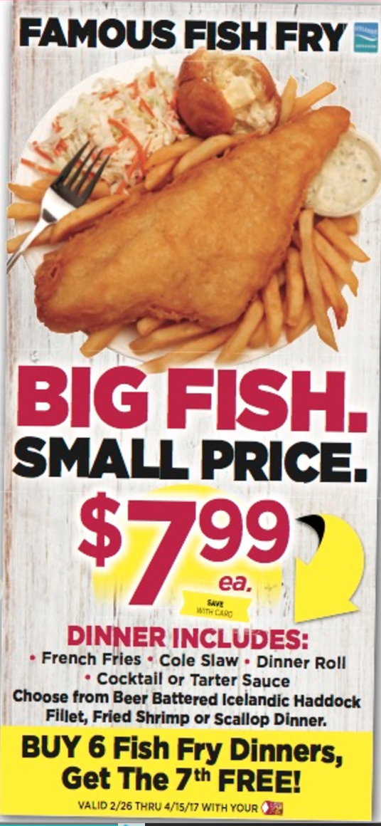 What's for Dinner tonight?? Tops Fish Fry!!!