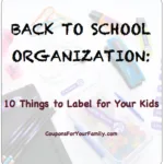 Back to School Organization