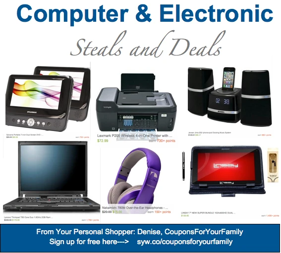 Computer and Electronics Steals & Deals