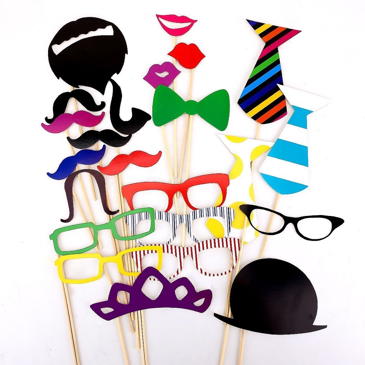 Amazon: 22 Pcs Colorful Photo Booth Props Only $3.47 Shipped