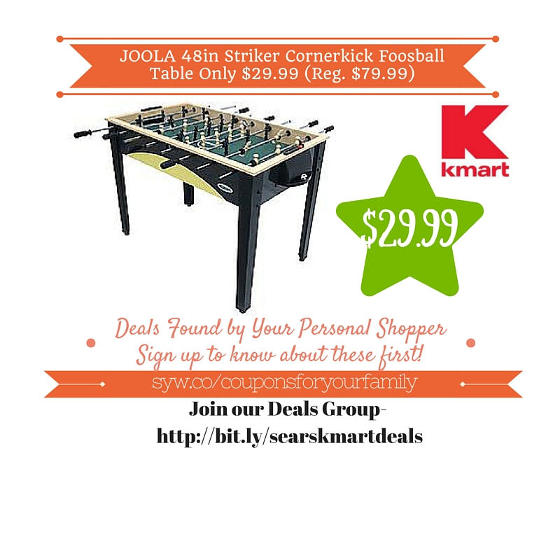 Kmart foosball store