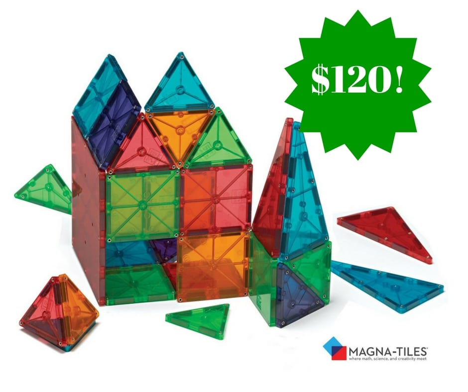 Amazon: Magna-Tiles Clear Colors 100 Piece Set Only $120 Shipped