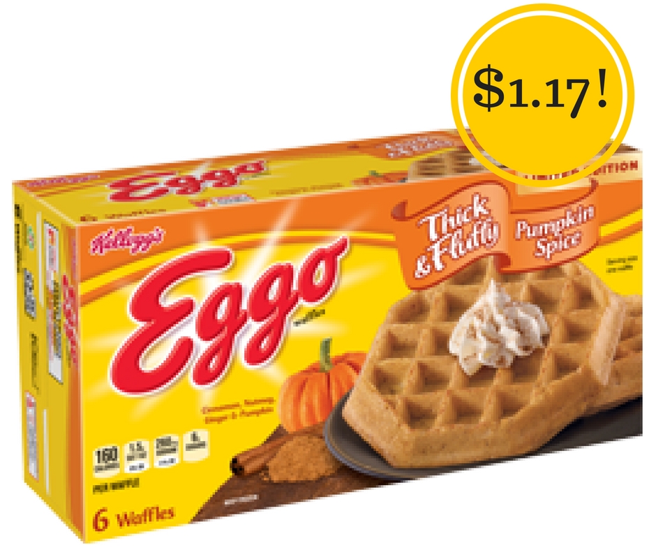 Target: Kellogg’s Eggo Pumpkin Spice Waffles Only $1.17