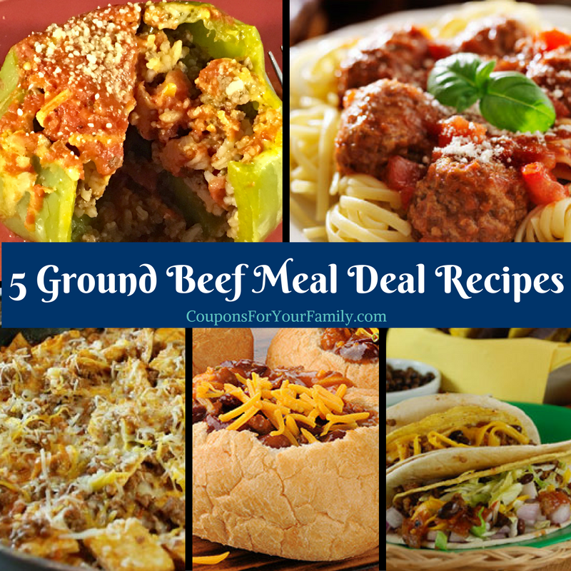 Tops: Ground Beef Meal Deal Recipe Roundup~only $3.59 lb plus 9 free ...
