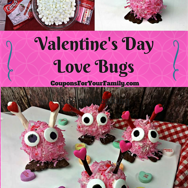 Easy Valentines Day Love Bugs Strawberry Cake Ball Recipe