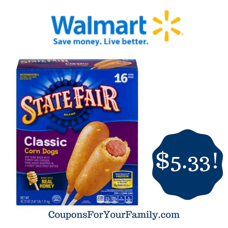 Walmart State Fair Classic Corn Dogs Only 5.33