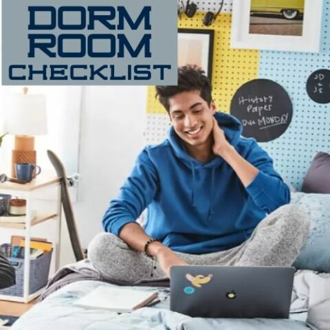dorm room checklist for guys