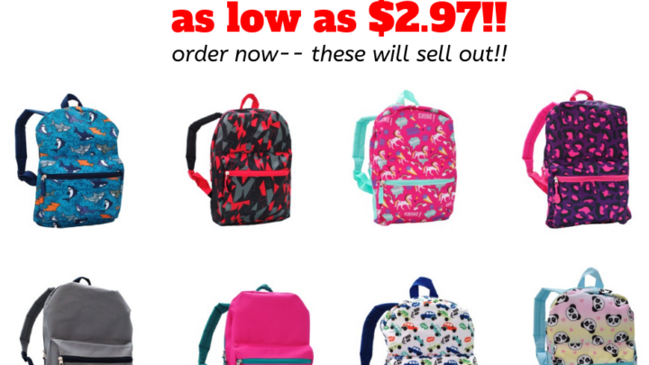 Whens The Best Time To Buy A Month To Month Guide To Retail Grocery   Walmart Kids Backpacks 720x405 