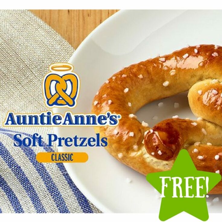 FREE Pretzels at Auntie Anne's (March 3rd Only)