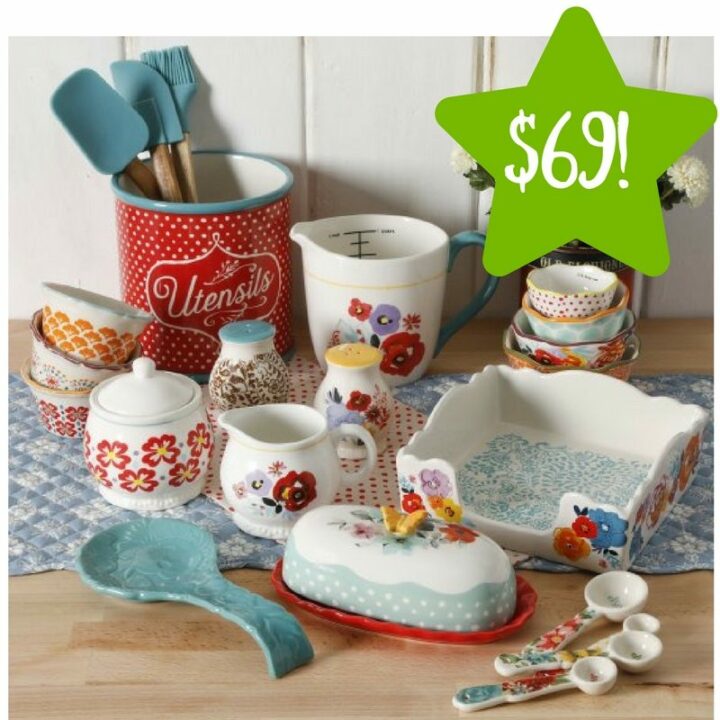 Walmart: The Pioneer Woman Flea Market 25-Piece Pantry Essential Set ...