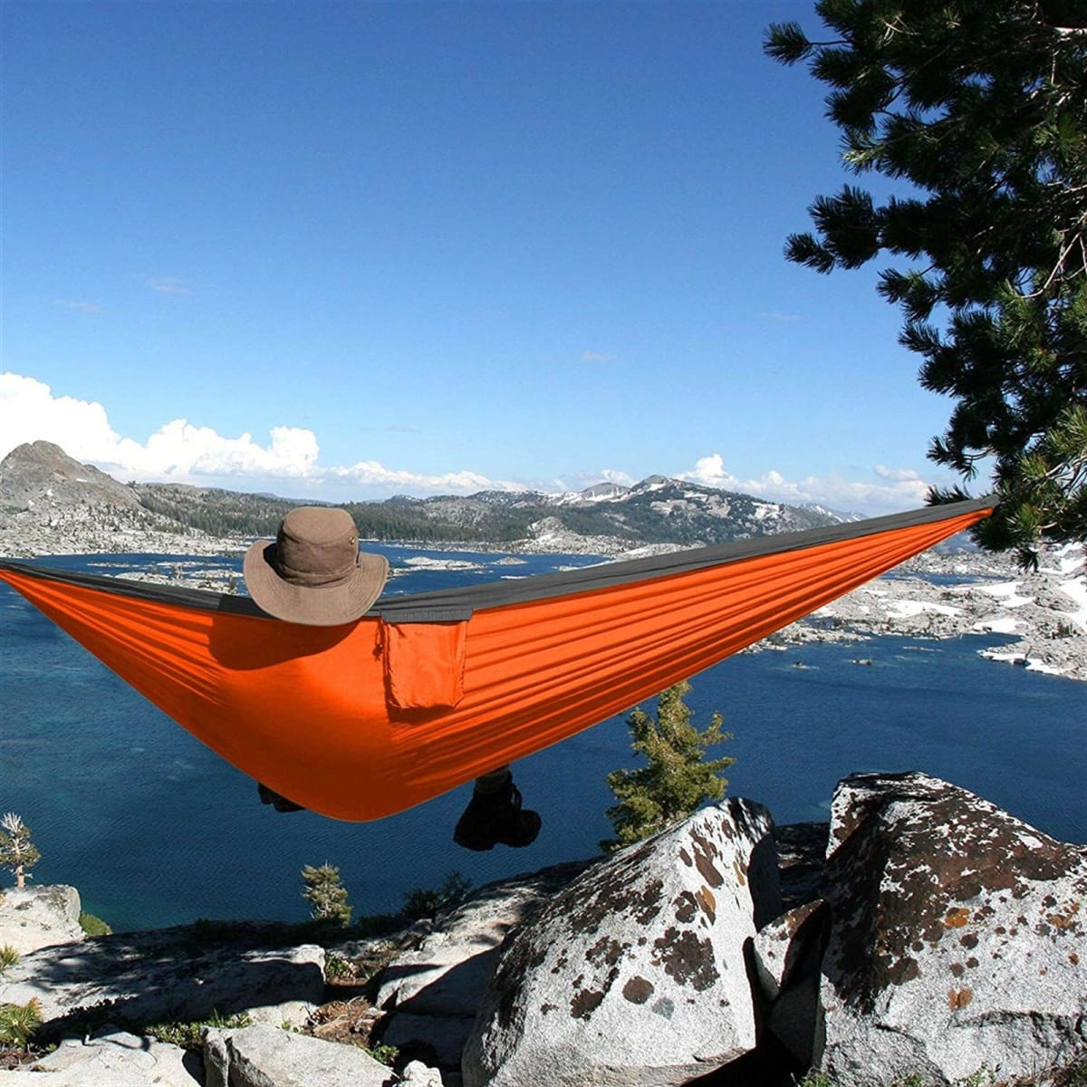 Portable Ultralight Nylon Hammock ONLY $15.98 SHIPPED {Reg $99.99}