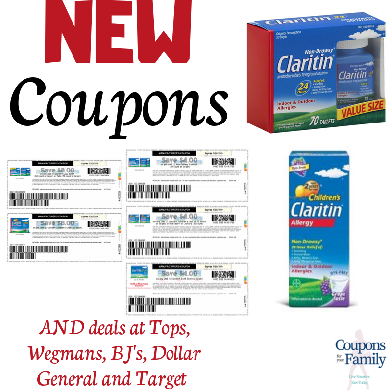 Print These High Value Claritin Coupons Deals At Wegmans Target 