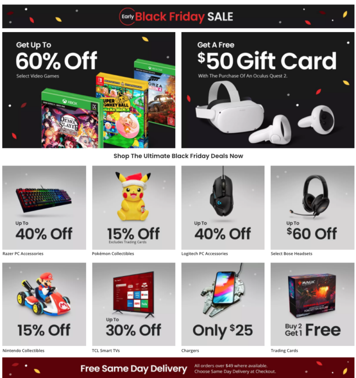 GameStop Black Friday Ad Scan 2021 Is Released + Deals Start NOW!