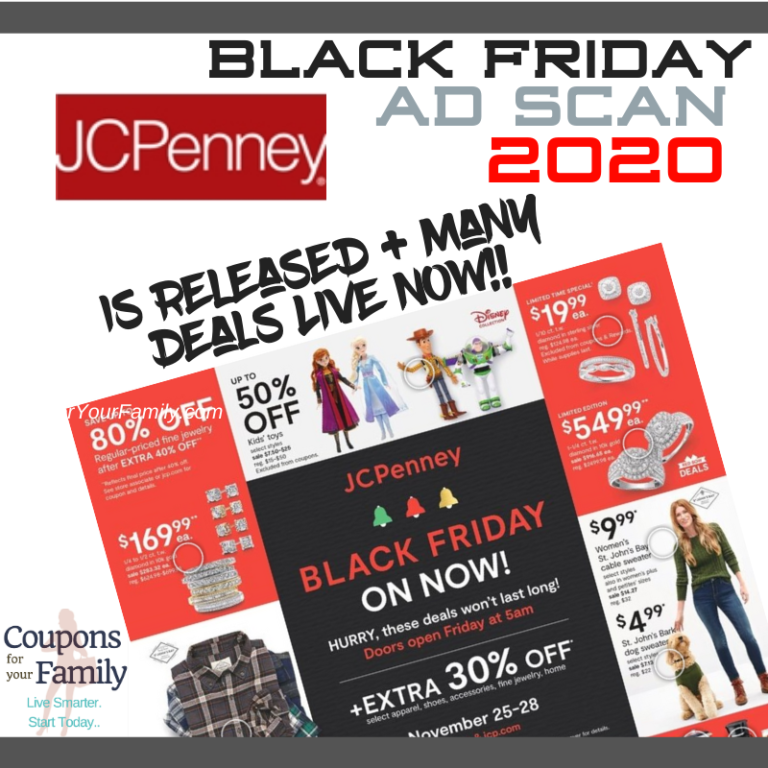 JCPenney Black Friday Ad Scan 2020 tons of deals LIVE NOW