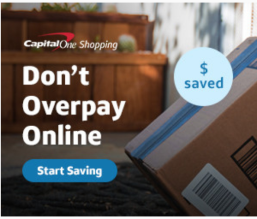 Get Promo Codes from Capital One when shopping online!