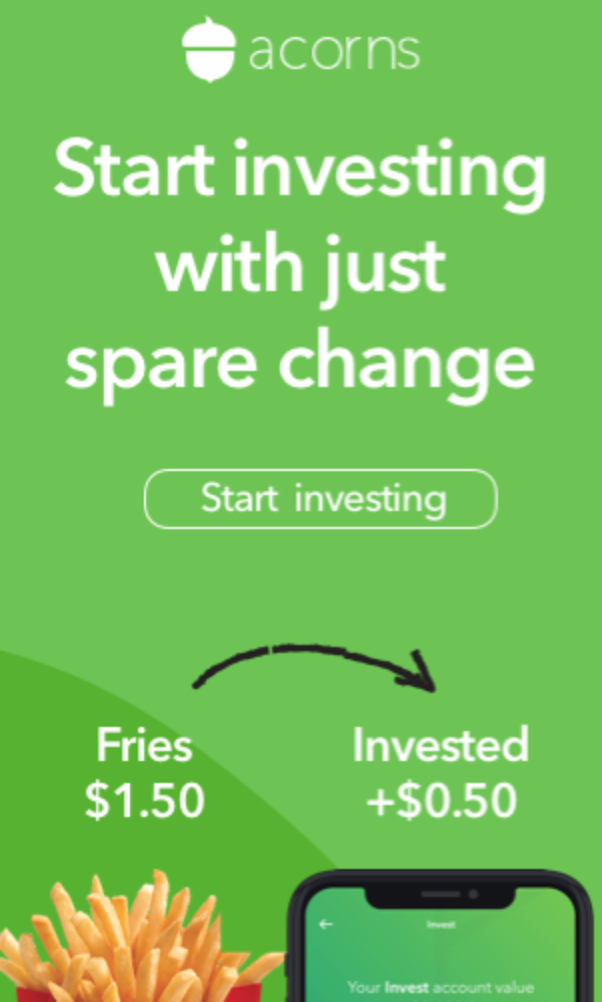 Acorns Investing App: Easy way to save and invest your spare change!