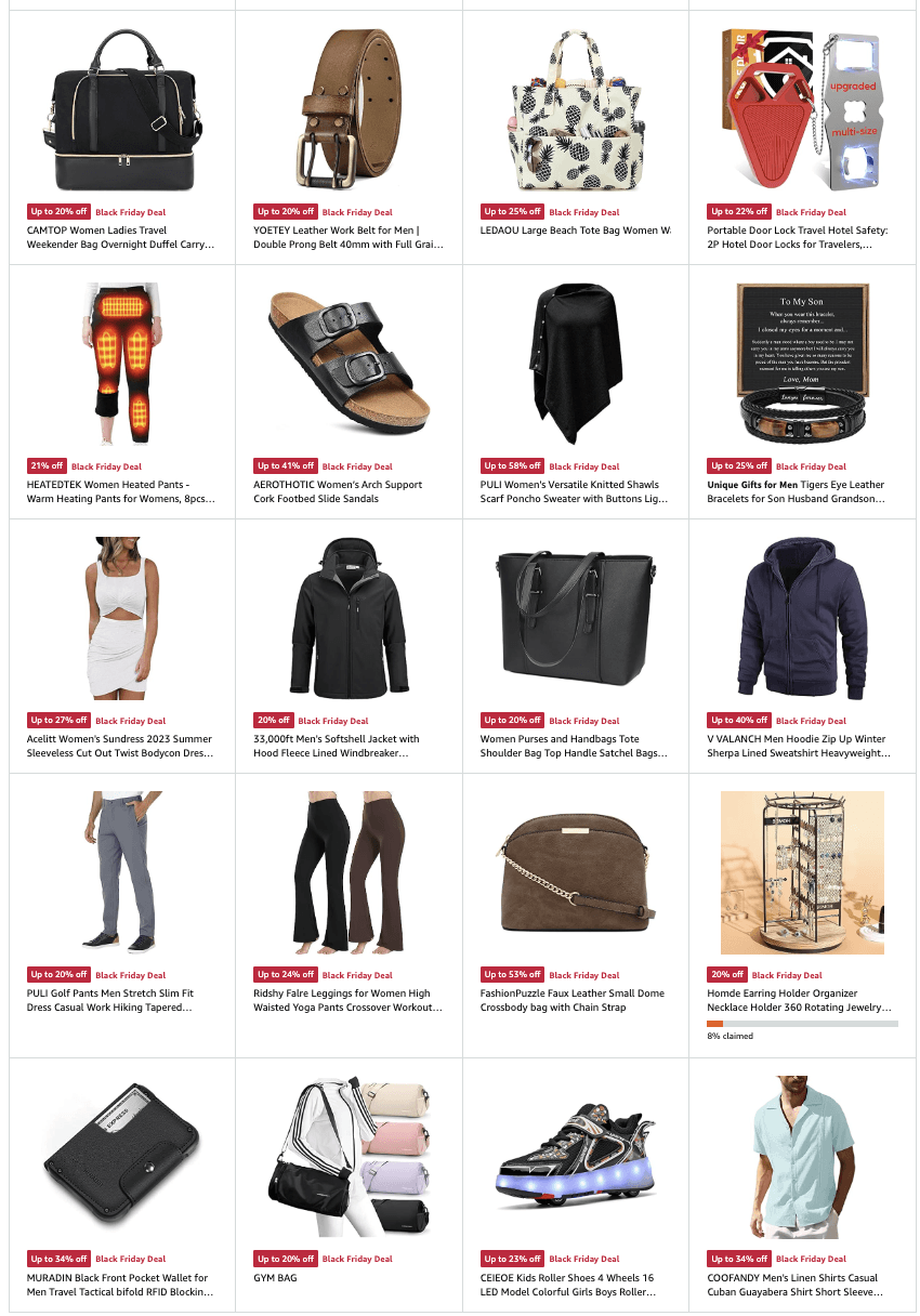 Amazon Black Friday 2023 Clothing pg 6