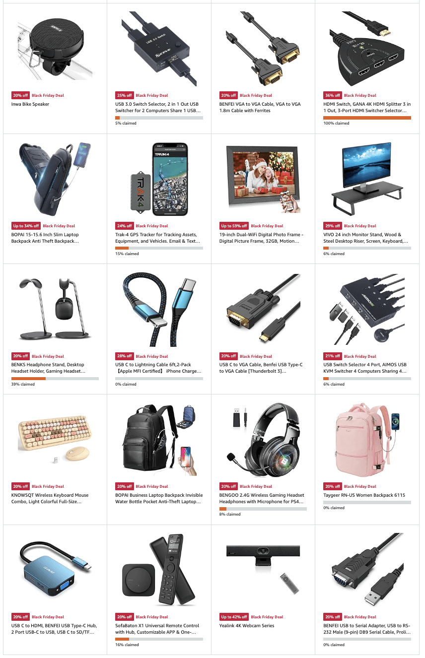 Amazon Black Friday 2023 Electronics pg 19