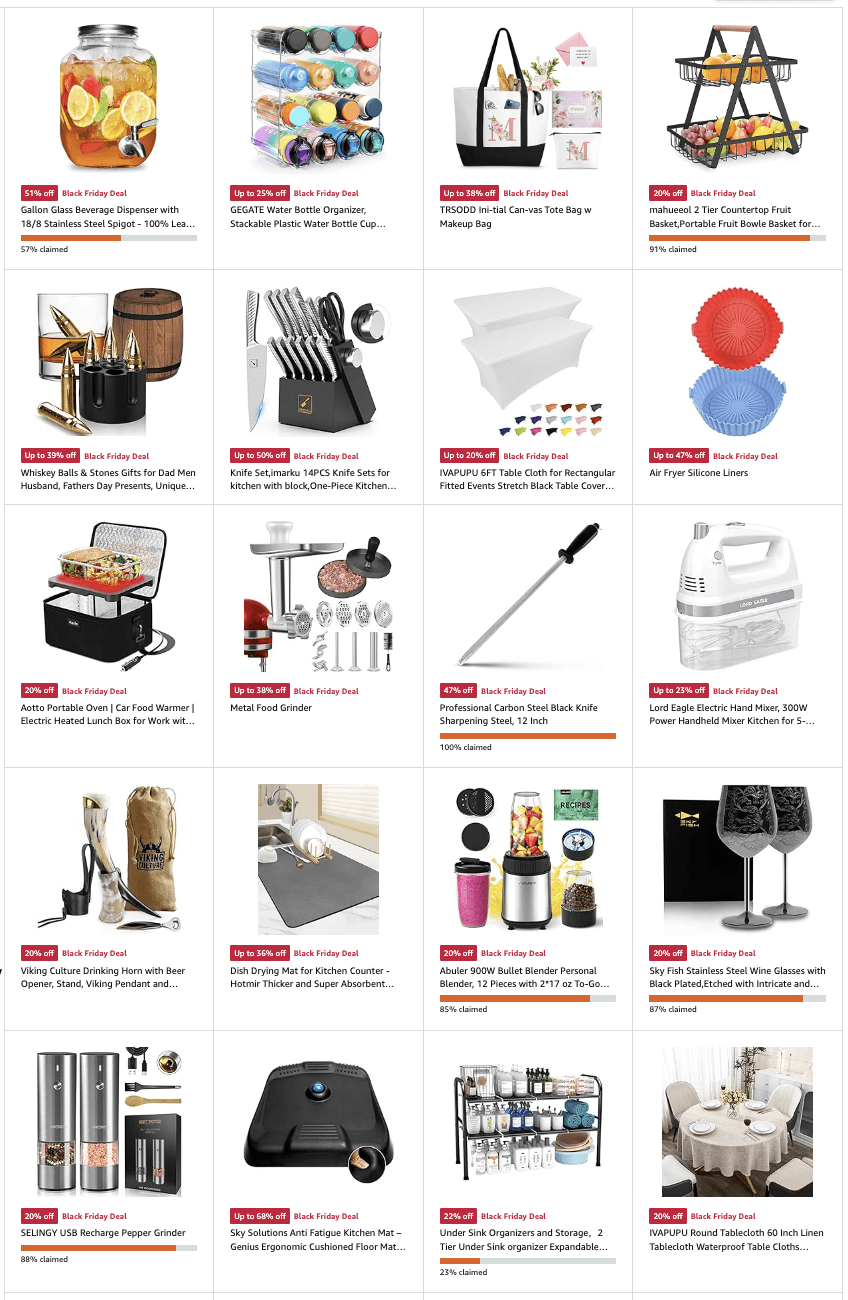 Amazon Black Friday 2023 Kitchen pg 36