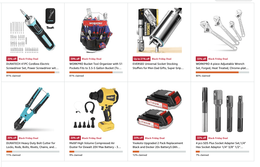 Amazon Black Friday 2023 Tools pg 42