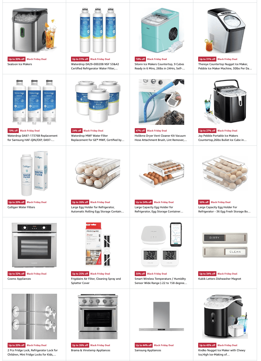 Amazon Black Friday Appliances 2023 pg 4