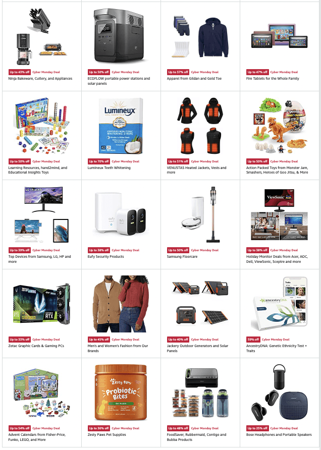 Amazon Cyber Monday 2022 pg 3