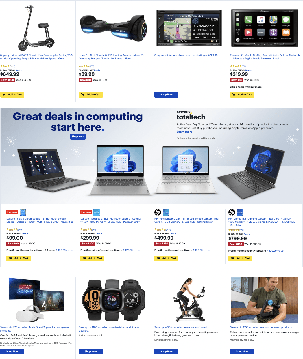 Best Buy Black Friday 2022 pg 3