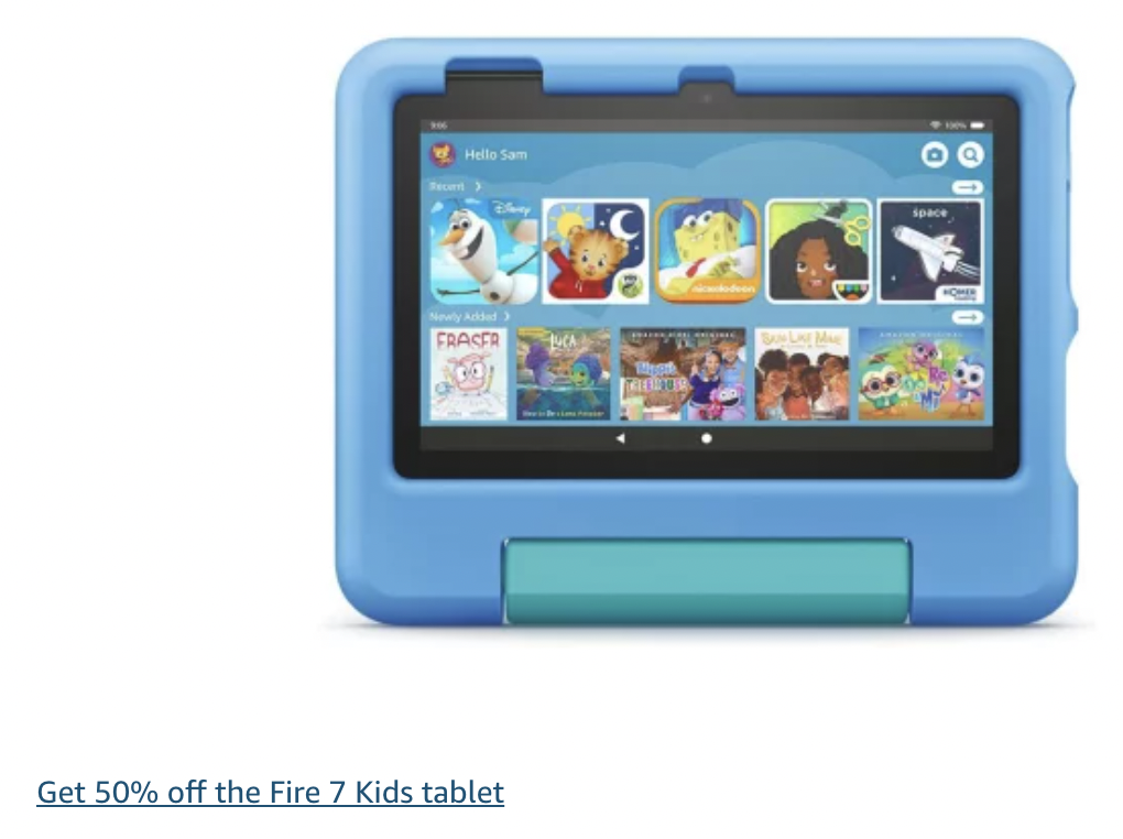 Fire Kids tablet