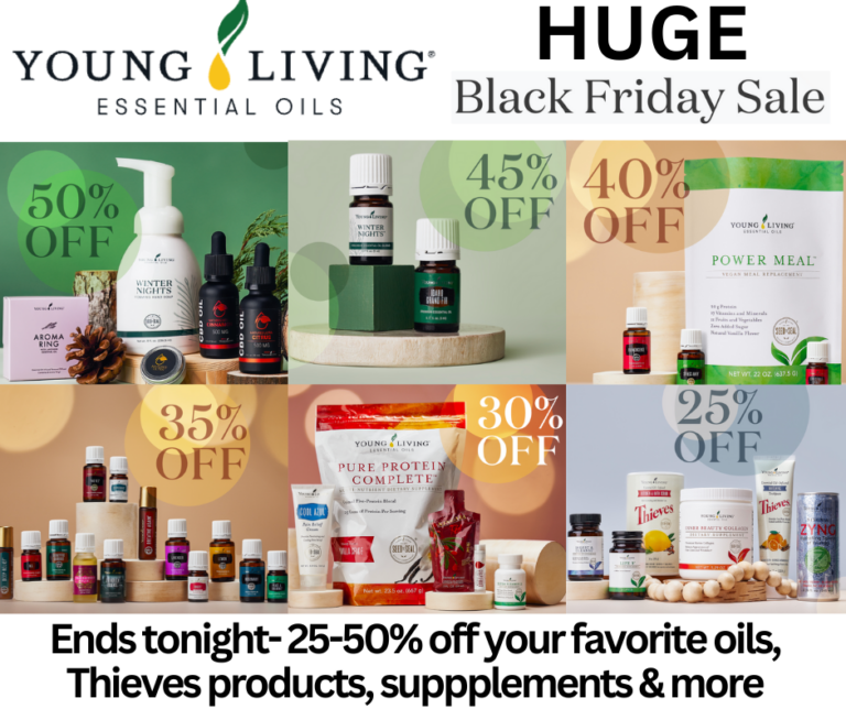Young Living Essential Oils 2550 off Black Friday Sale Ends Tonight