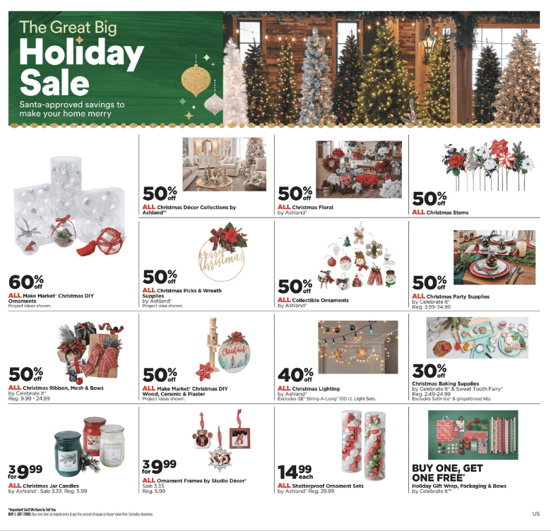 Michaels Weekly Ad 11_28_22 pg 1