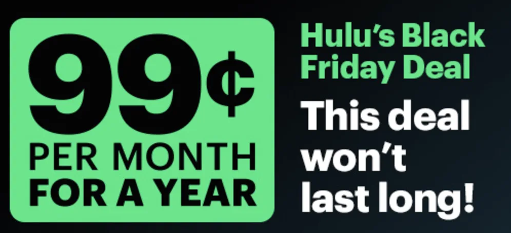 Hulu Black Friday no date