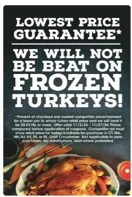 Price Rite Turkey Price 2024