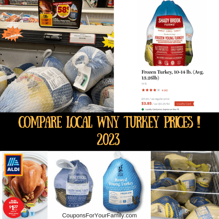 UPDATED 11/10/23 Thanksgiving Turkey Prices 2023 as low as .29lb