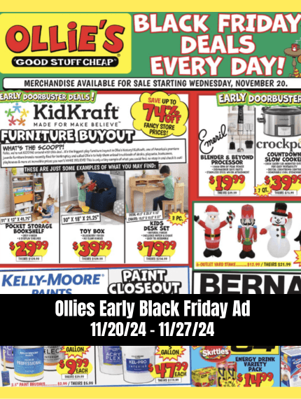 Ollies Early Black Friday Ad 11_20_24