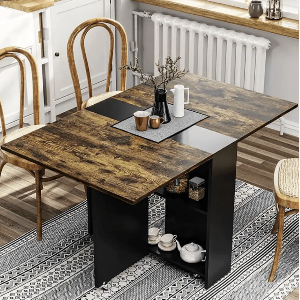 Farmhouse Folding Dining Room Table