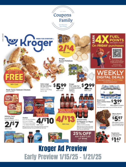 Kroger Weekly Ad Preview 1_15_25