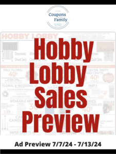 Hobby Lobby Ad This week 7_7_24