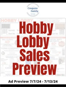 Hobby Lobby Ad This week 7_7_24