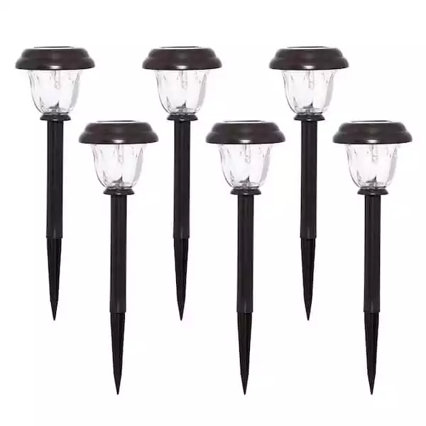 Westinghouse Solar Remington Bronze LED Path Light with 5 Lumens (6-Pack) SR02AB02H-78 - The Home Depot