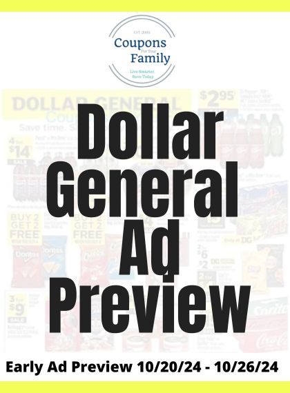 Dollar General Ad Preview 10_20_24