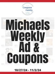 Michaels Weekly Ad & Coupon codes 10_27_24