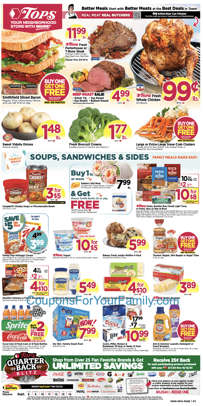 Tops Weekly Ad 9_8_24 pg 1