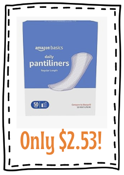 Amazon Panty Liners