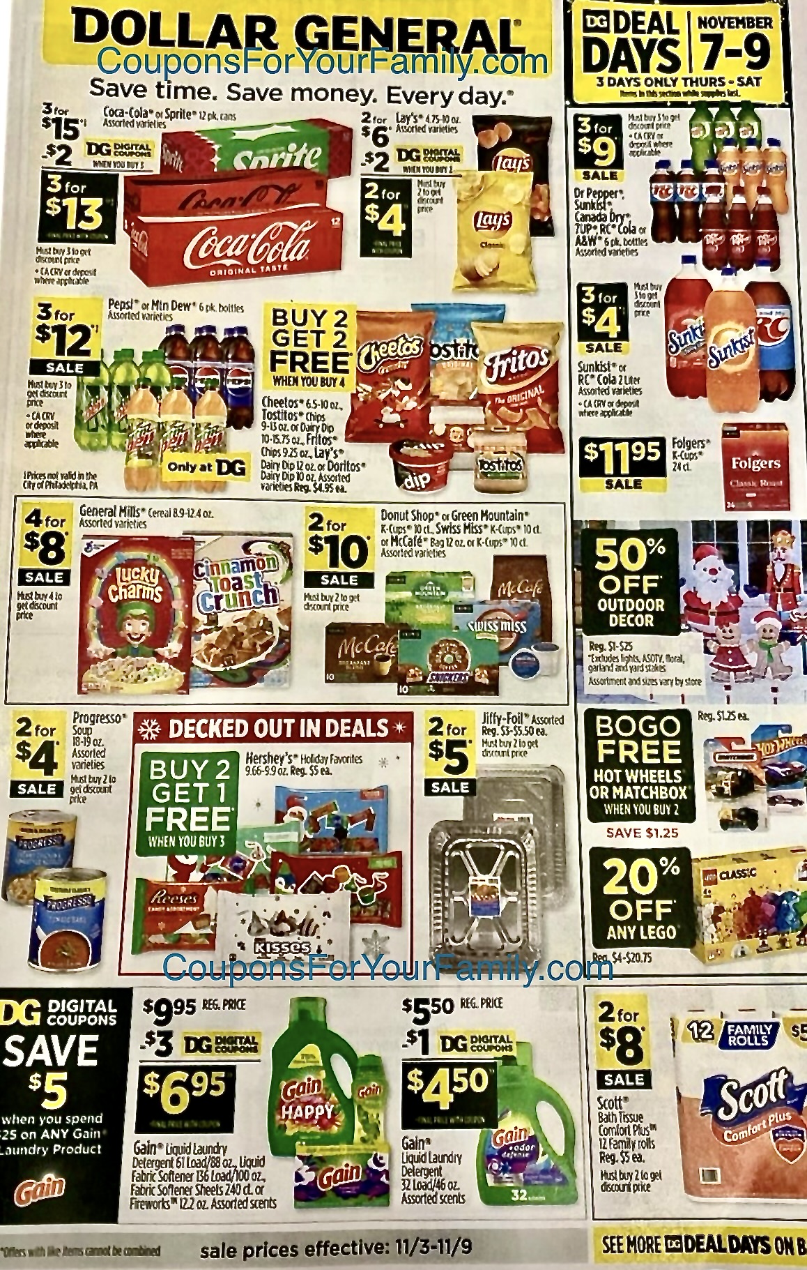 Dollar General Ad 11:3:24 pg 1