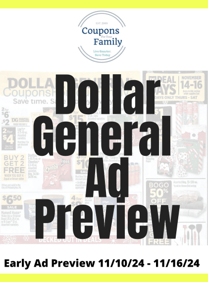 Dollar General Ad Preview 11_10_24