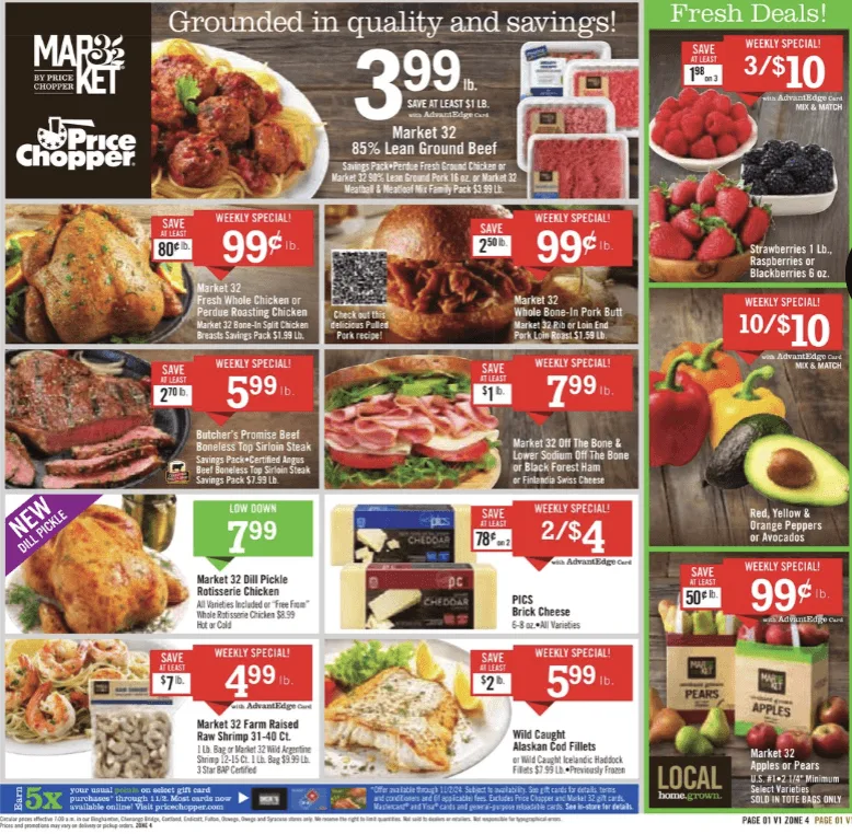 Price Chopper Ad 10_27_24 pg 1