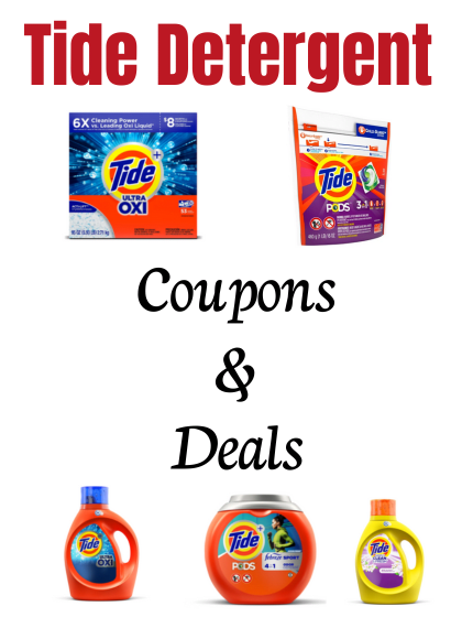 Printable Tide Detergent and Pods Coupons (430 x 570 px)