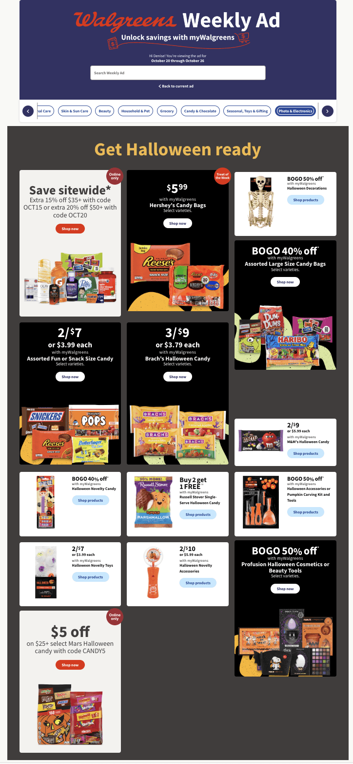 Walgreens Ad 10_20_24 pg 1