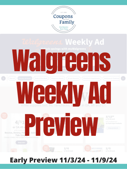 Walgreens Ad Preview 11_3_24